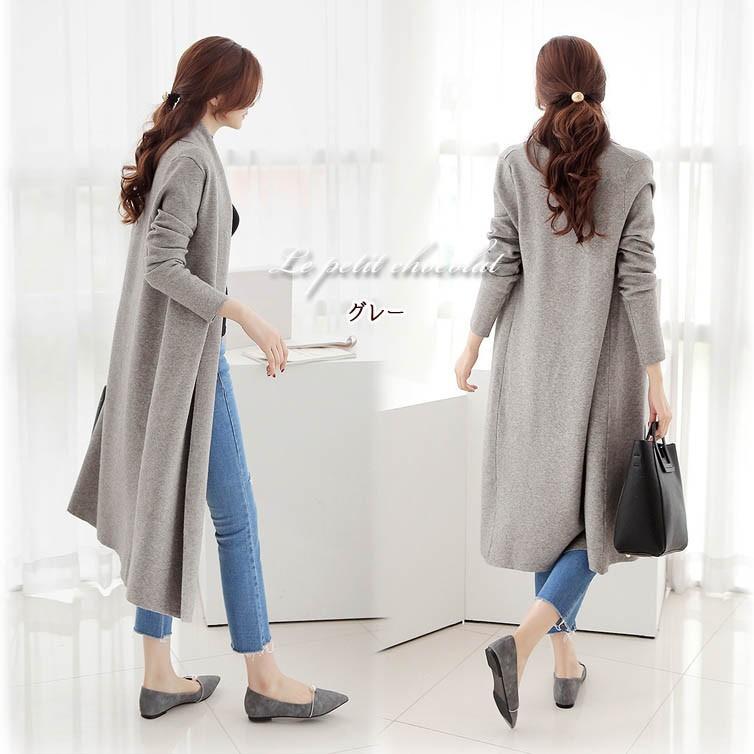 アンゴラ 混 ロングカーディガン レディース 厚手 ニットコート ニット コート フリー サイズ ブラック 黒 グレー ベージュ 秋冬 冬 コーデ 大きいサイズ 00 E007 Selectshop Season 通販 Yahoo ショッピング