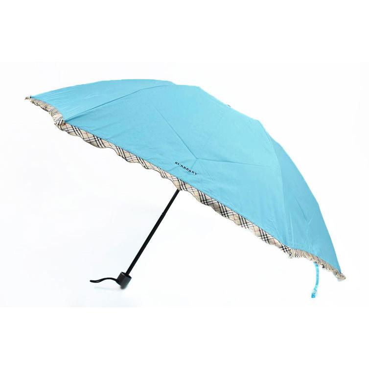バーバリー 雨傘 折りたたみ 傘 レディース ブランド Burberry 織 ドット ノバ チェック フリル 水玉 ターコイズ ブルー 55cm 女性 婦人 日本製 01 K0770 Selectshop Season 通販 Yahoo ショッピング
