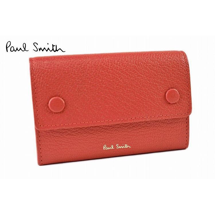 ポールスミス 名刺入れ カードケース レディース ブランド プレススタット フラップ 箱無 オレンジ 女性 婦人 本革 Pwd2 15 W7544 Selectshop Season 通販 Yahoo ショッピング