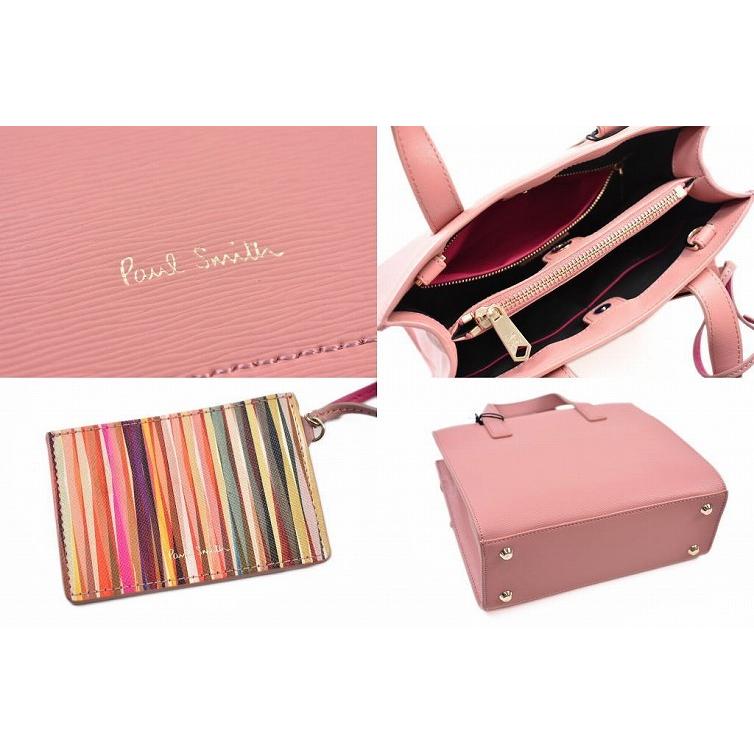 ポールスミス ショルダーバッグ トートバッグ レディース ブランド Paul Smith クロスオーバーストライプ カードケース付 ピンク 女性 15 W7781 Selectshop Season 通販 Yahoo ショッピング