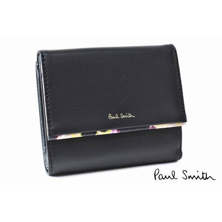 ポールスミス 二つ折り財布 レディース Paulsmith ヘイジーパンジートリム2 フラップ 箱無 ブラック 女性 婦人 本革 訳有 Pwd643 15 W9053 Selectshop Season 通販 Yahoo ショッピング