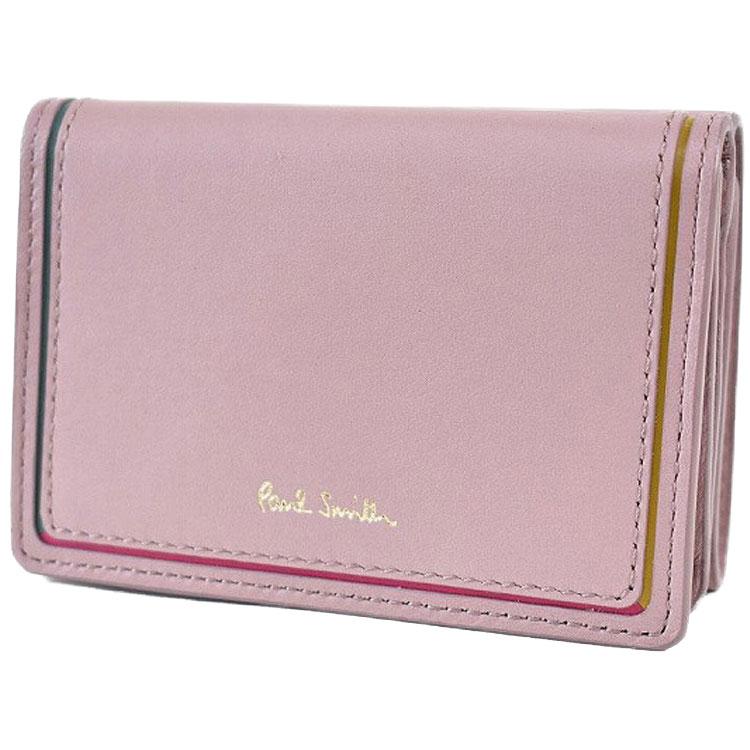 Paul Smith（ポール・スミス） ミニ財布 三つ折り 財布 コンパクト