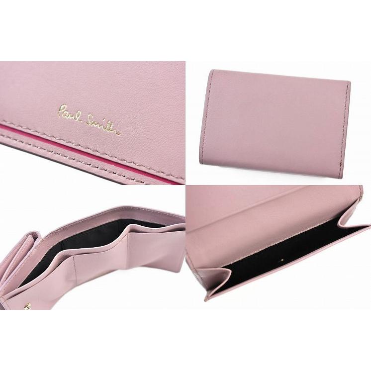 【美品】Paul Smith三つ折りミニ財布 Paul Smith（ポール・スミス） ミニ財布 三つ折り 財布 コンパクト