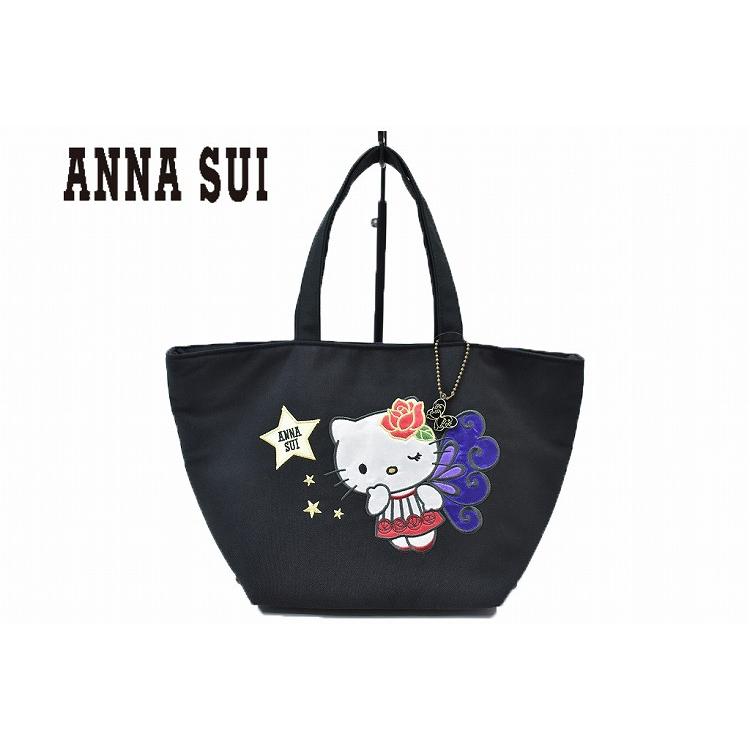アナスイ トートバッグ バッグ レディース ブランド Hello Kitty コラボ 刺繍 アップリケ ブラック 女性 婦人 16 W6858 Selectshop Season 通販 Yahoo ショッピング