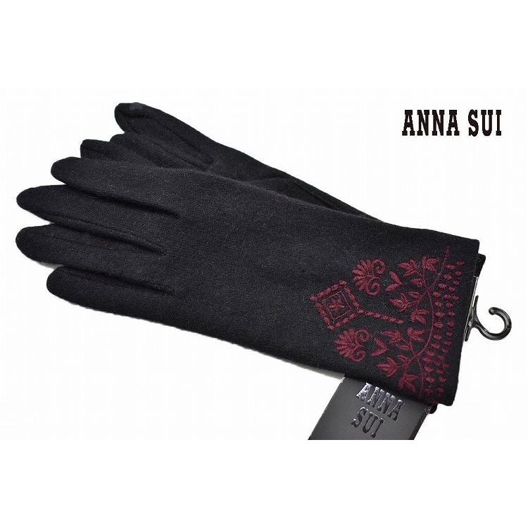 アナスイ 手袋 レディース ブランド ボタニカル刺繍 日本製 ブラック 21 22cm スマホ対応 グローブ 冬 防寒 女性 婦人 16 W76 Selectshop Season 通販 Yahoo ショッピング