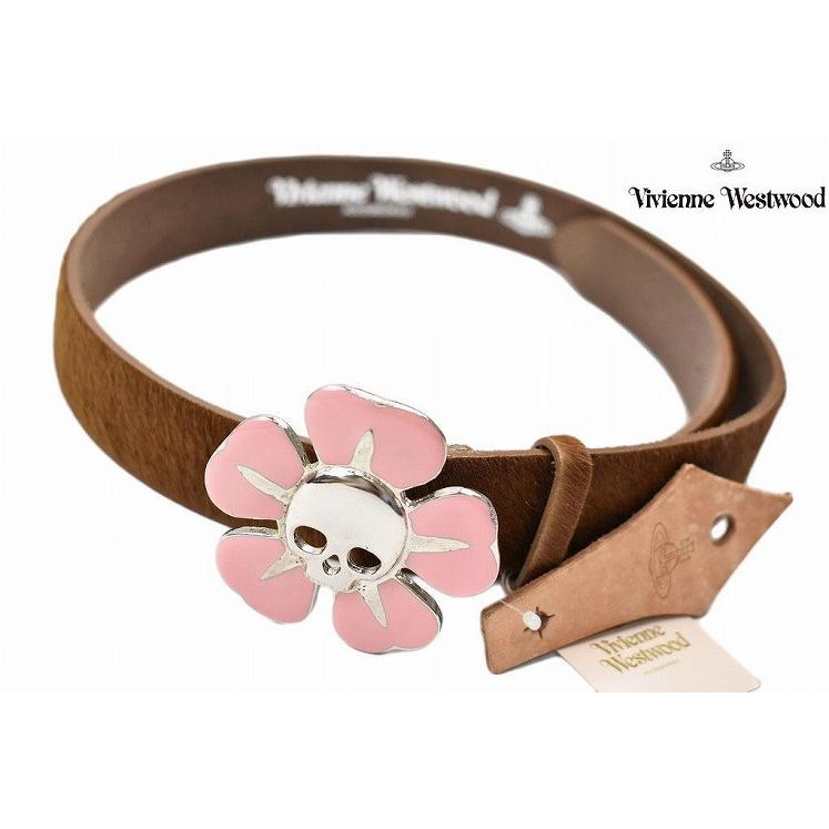ヴィヴィアン ウエストウッド ベルト レディース ブランド Vivienne Westwood レザー フラワー スカル ブラウン 女性 婦人 本革 17 W7874 Selectshop Season 通販 Yahoo ショッピング