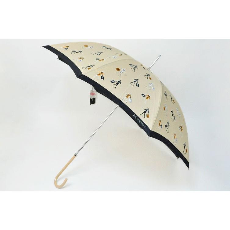 イヴサンローラン 雨傘 長傘 ベージュ 黒 レディース ブランド 女性 T0750 Selectshop Season 通販 Yahoo ショッピング