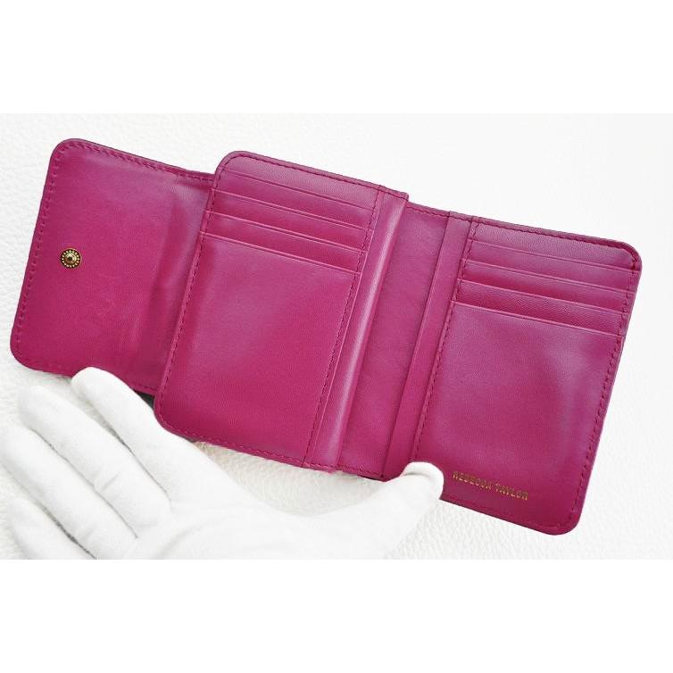 訳あり レベッカテイラー 財布 二つ折り がま口財布 Rebecca Taylor キルティングステッチ 牛革レザー 箱無 パープル W1022 Selectshop Season 通販 Yahoo ショッピング