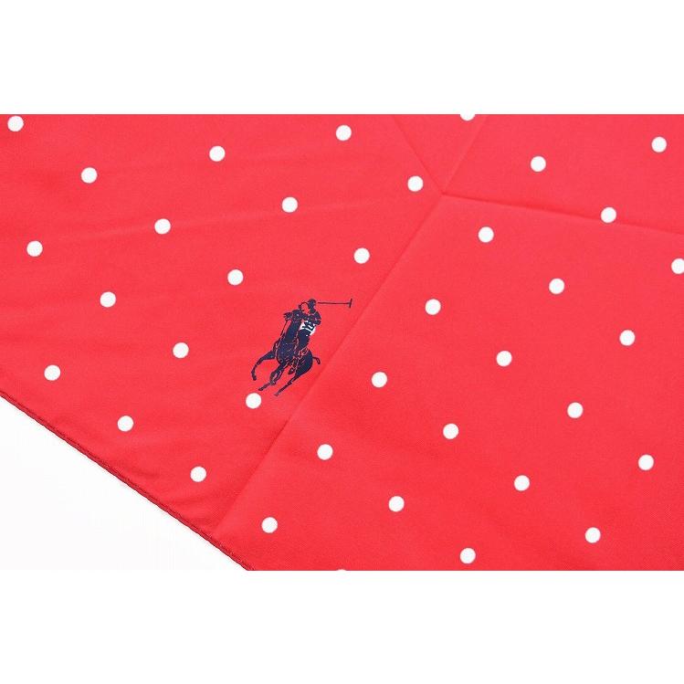 未使用品　Polo RalphLaurenポロラルフローレン 傘 赤白ドット水玉 POLO RALPH LAUREN（ポロ・ラルフローレン） ポロ ラルフローレン 雨傘