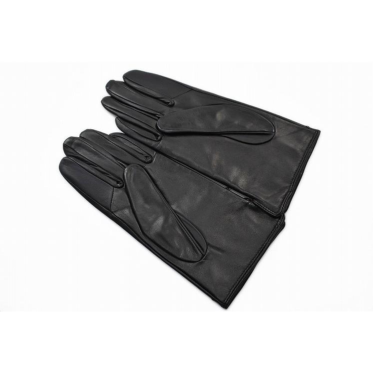 ランバン コレクション 手袋 レディース ブランド ラムレザー ブラック
