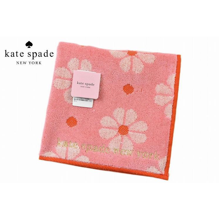 タオルハンカチ ブランド レディース ケイト スペード ニューヨーク オレンジ 1枚 フラワー 女性 限定価格セール 婦人