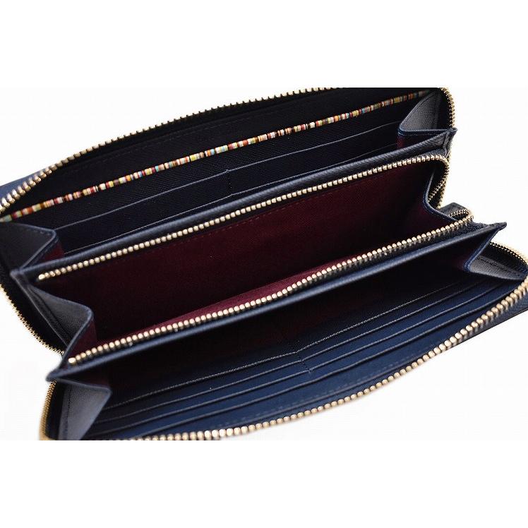 ◆高級レザー◆ 新品　ポールスミス 長財布　ネイビー　メンズ 31q046 ◇高級レザー◇ 新品 ポールスミス 長財布 ネイビー メンズ 31q046