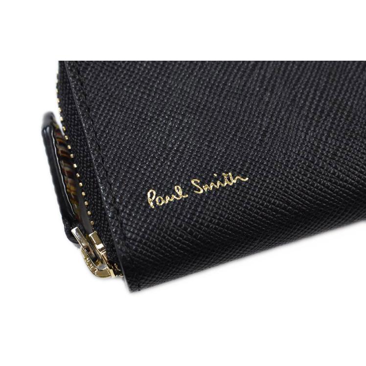 三連休値下げ‼️未使用　ポールスミス ペンケース ジップストローグレイン ブラック Paul Smith（ポール・スミス） メンズ ペンケース ブランド ジップ