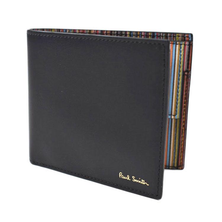 Paul Smith（ポール・スミス） 財布 メンズ 薄型 二つ折り ブランド