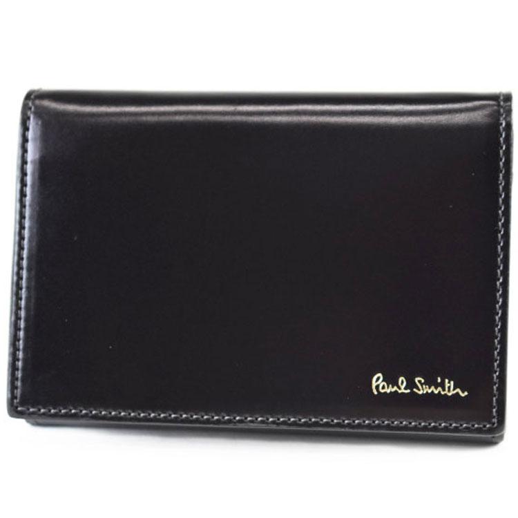 ポールスミス　名刺入れ（コードバン素材） Paul Smith（ポール・スミス） 名刺入れ カードケース メンズ ブランド