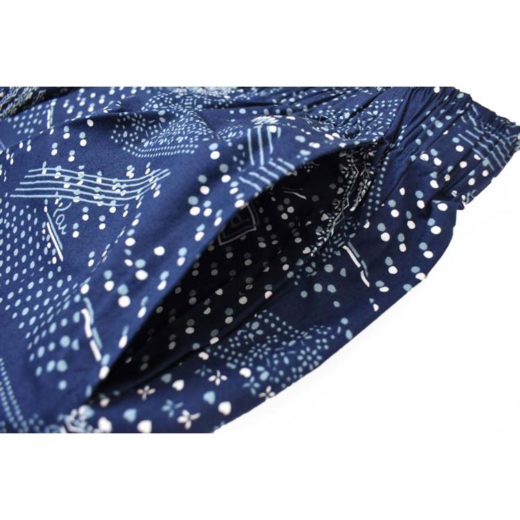 パジャマ メンズ ポールスミス バンダナ Bandana プリント 長袖 ロングパンツ 前開き 上下 セット ホームウェア M L LL 紺 ネイビー プレゼント ギフト 父の日