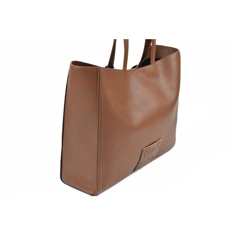 ポールスミス トートバッグ メンズ 大きめ 本革 カジュアル A4 B4 ビジネス バッグ 大容量 ブランド Paul Smith レザー 茶 男性 20代 30代 40代 50代 おしゃれの画像