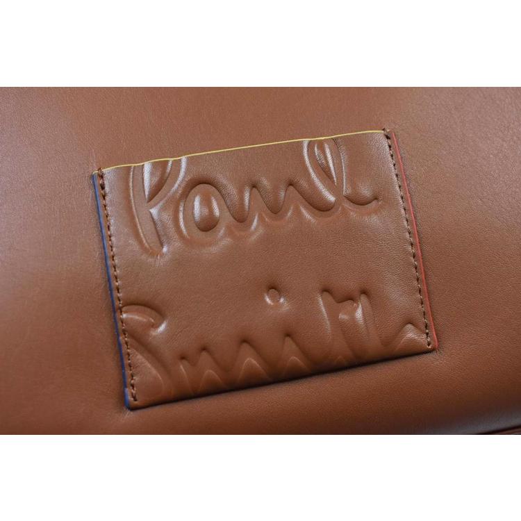 ポールスミス トートバッグ メンズ 大きめ 本革 カジュアル A4 B4 ビジネス バッグ 大容量 ブランド Paul Smith レザー 茶 男性 20代 30代 40代 50代 おしゃれの画像