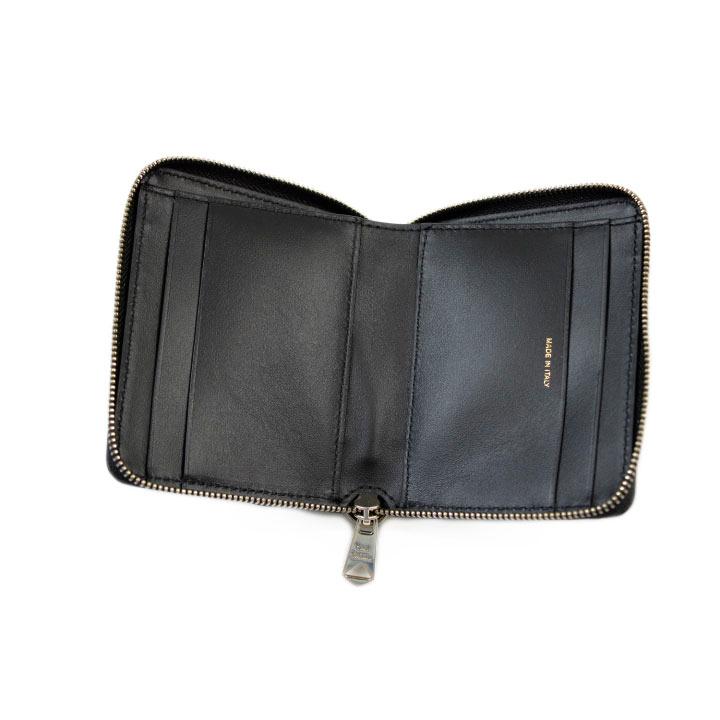 27,500円新品箱付き【ポールスミス】コードバンラウンドファスナー小銭入れ 黒 Paul Smith（ポール・スミス） 財布 メンズ 二つ折り ラウンド