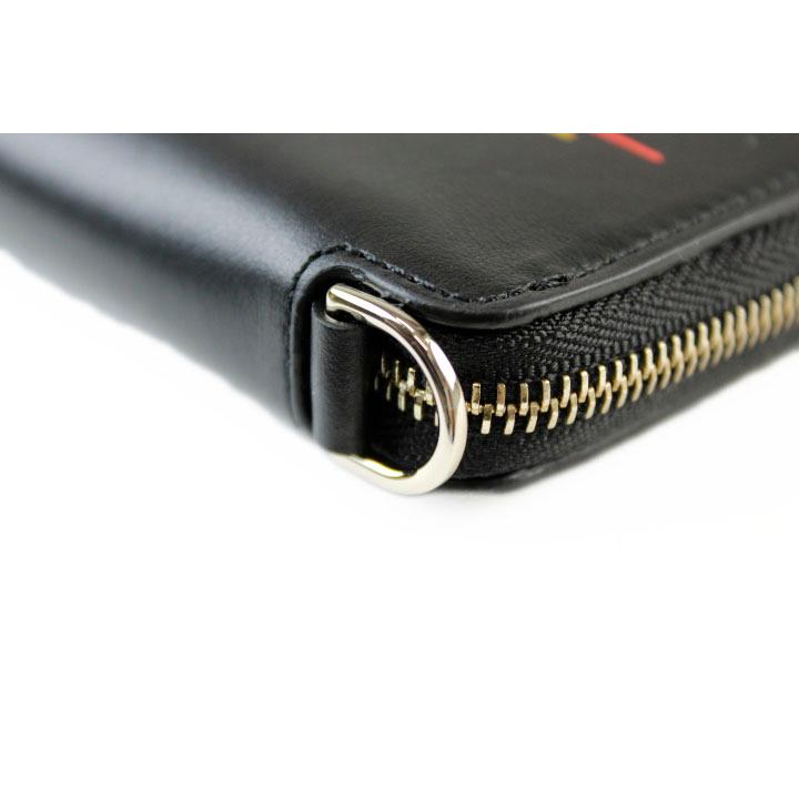 27,500円新品箱付き【ポールスミス】コードバンラウンドファスナー小銭入れ 黒 Paul Smith（ポール・スミス） 財布 メンズ 二つ折り ラウンド