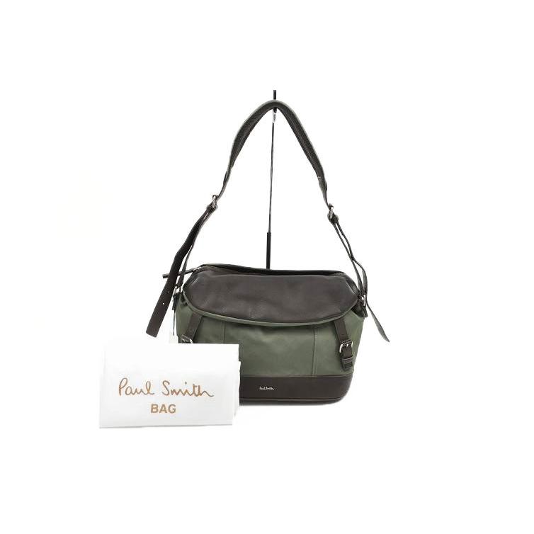 Paul Smith（ポール・スミス） メンズ ショルダーバッグ カーキ