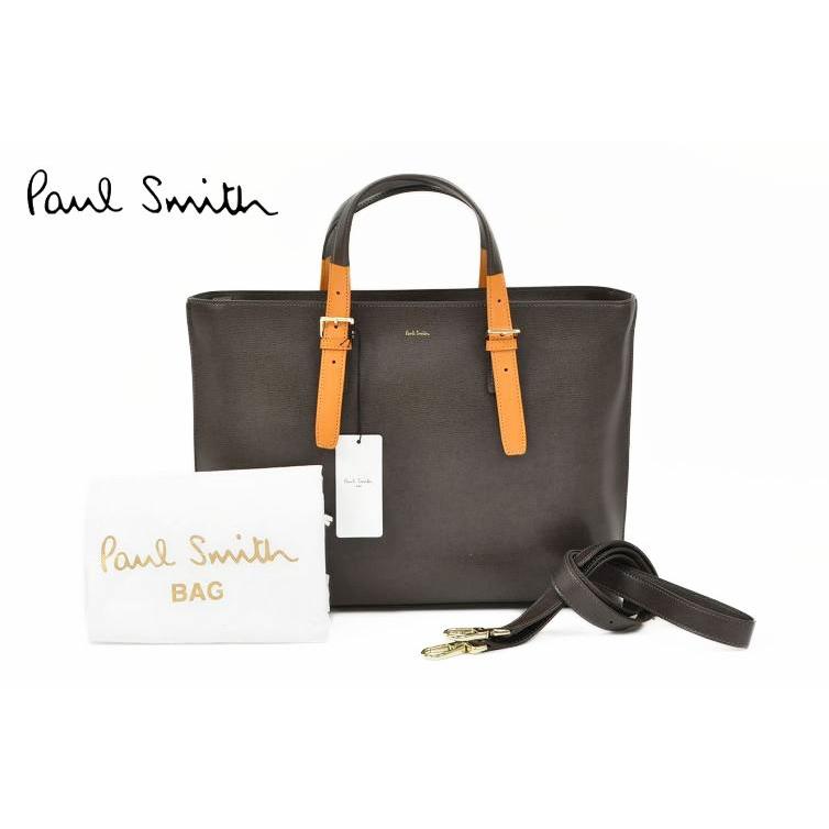 ポールスミス バッグ ビジネスバッグ メンズ ブランド 送料無料 Paul Smith 2way カラードチップ レザー ブラウングレー 紳士 本革 ブリーフケース 正規品 新品 60 W0310 Selectshop Season 通販 Yahoo ショッピング
