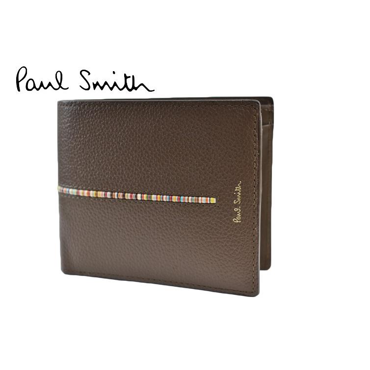 ポールスミス 二つ折り 財布 メンズ ブランド Paul Smith インセットマルチストライプ フラップ 専用箱付 ブラウン 60 W7569 Selectshop Season 通販 Yahoo ショッピング