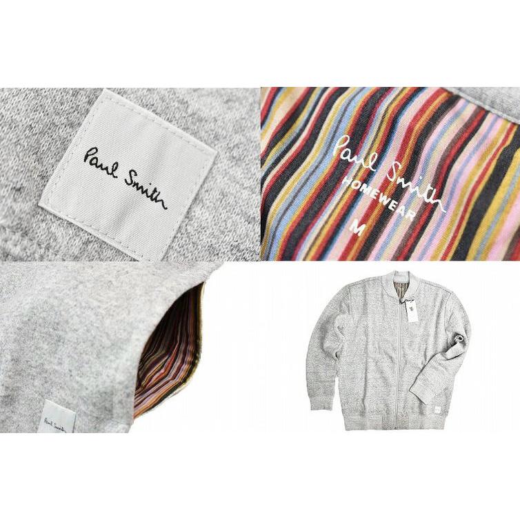 ポールスミス ルームウェア メンズ ブランド Paul Smith スウェット 長袖 ジップ 裏起毛 ストライプ パジャマ ホームウェア トップス M L Ll グレー 男性 紳士 60 W10 Selectshop Season 通販 Yahoo ショッピング