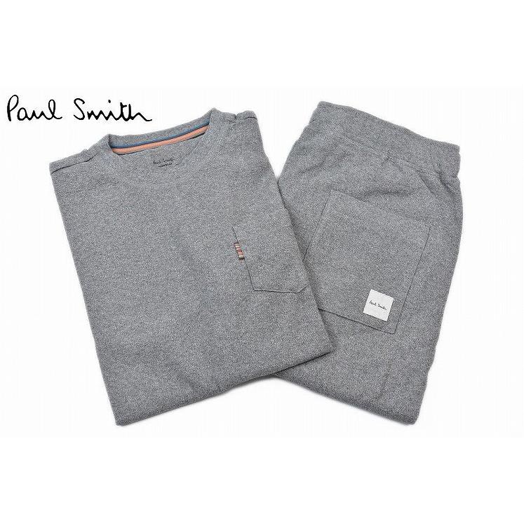 人気特価激安 ポールスミス ホームウェア 薄手 メンズ Paul Smith 上下セット 梨地 マルチストライプ 半袖 ショートパンツ M L Ll チャコール 超激安 Altammamfactory Com Jo