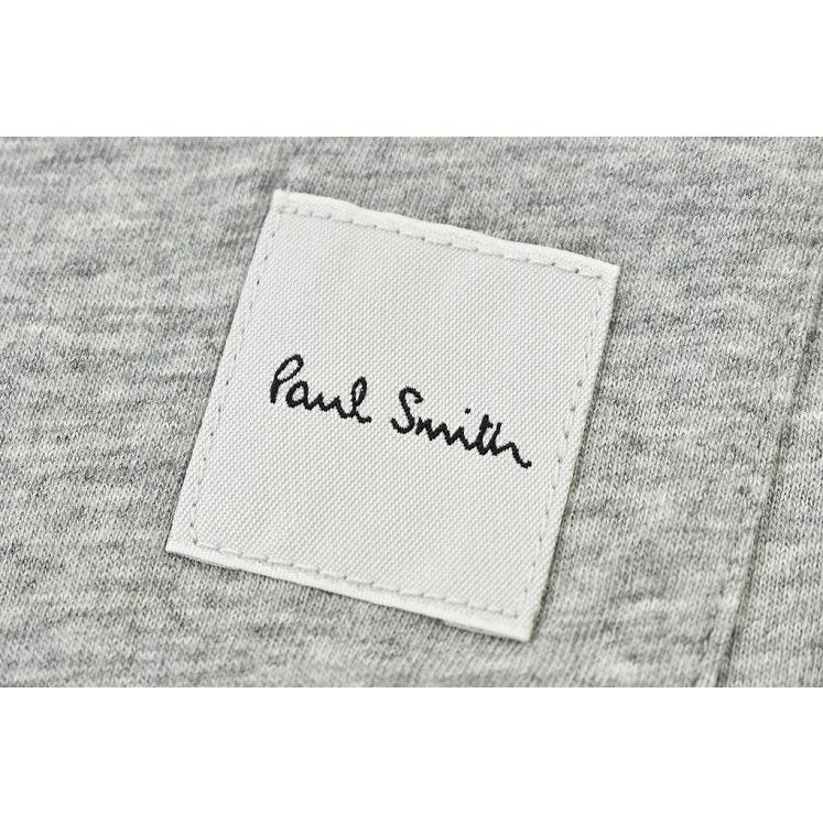 ポールスミス ハーフパンツ メンズ Paul Smith ホームウェア マルチストライプポケット ショートパンツ 薄手 M L LL グレー杢
