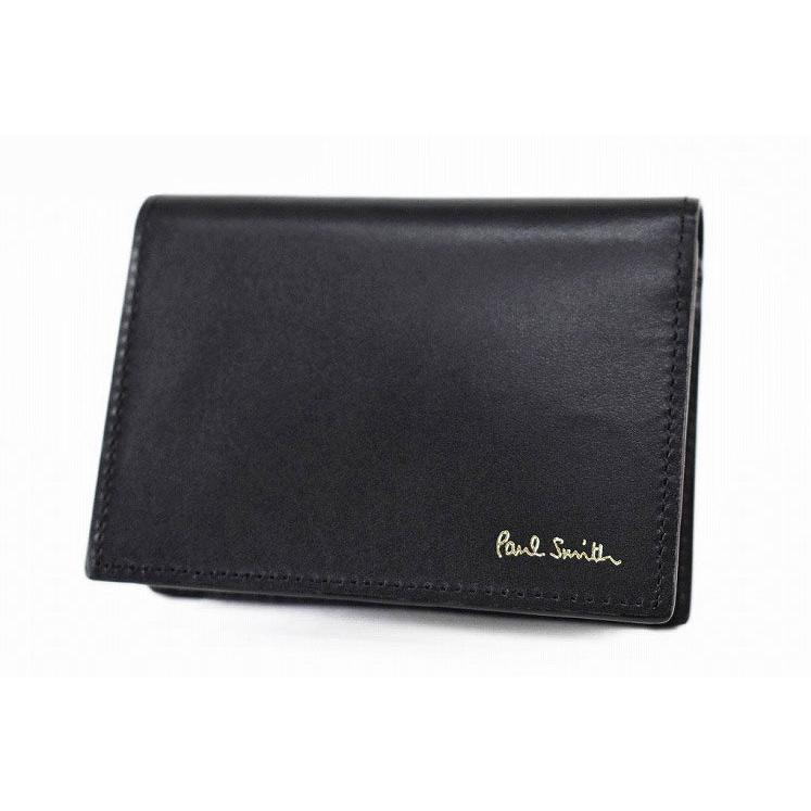 クリアセール ポールスミス 名刺入れ カードケース メンズ ブランド Paul Smith クラシックウォレット 専用箱付 黒 ブラック 男性 紳士 本革 今日一番安い Superavila Com