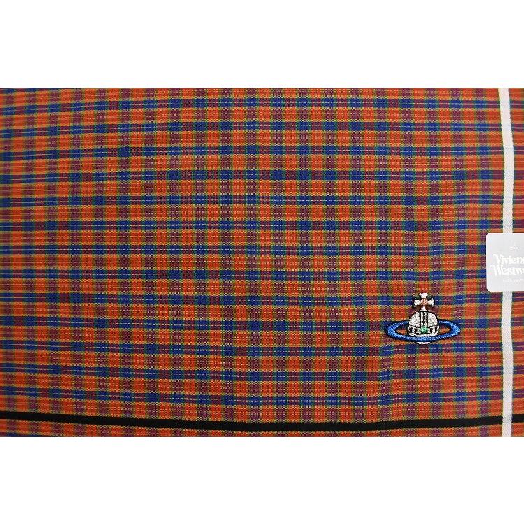ヴィヴィアン ウエストウッド ハンカチ 1枚 メンズ ブランド Vivienne Westwood オレンジ ブルー チェック オーブ 男性 紳士 67 F5111 Selectshop Season 通販 Yahoo ショッピング
