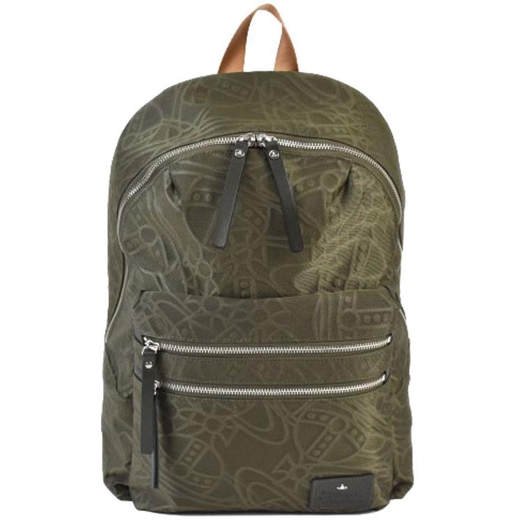 極美品　ヴィヴィアンウエストウッド リュック ナイロン エンボス オーブ 総柄 Vivienne Westwood（ヴィヴィアンウエストウッド） リュックサック