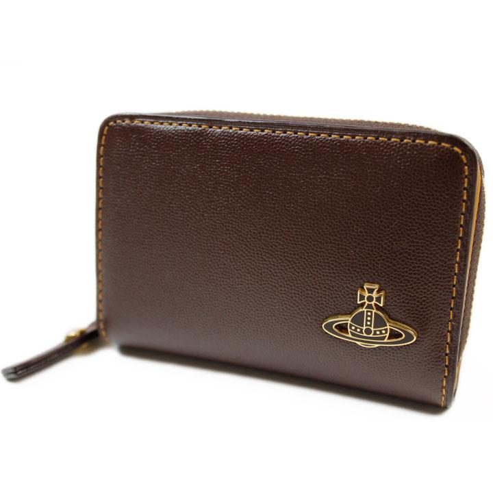 新品☆ヴィヴィアンウエストウッド☆キーリング付き ラウンドファスナー小銭入れ☆茶 Vivienne Westwood（ヴィヴィアンウエストウッド） 小銭入れ コイン