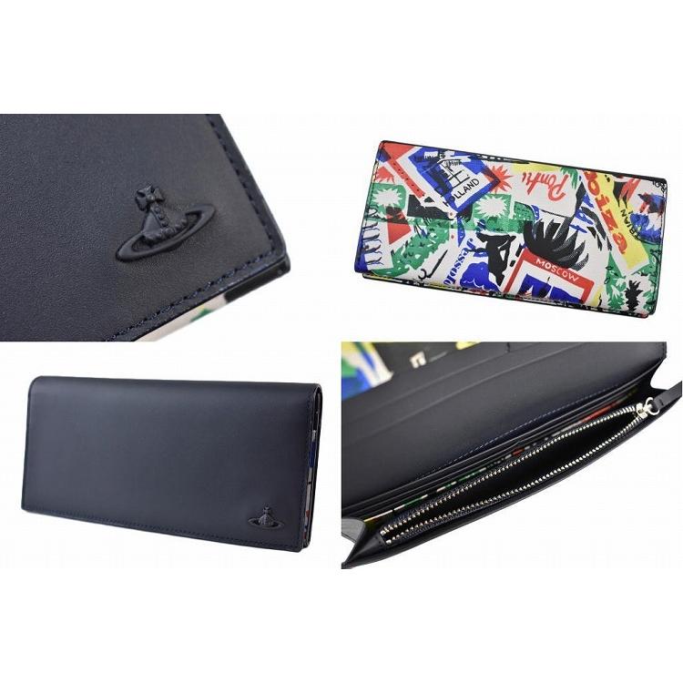 ヴィヴィアン ウエストウッド 長財布 財布 メンズ ブランド Vivienne Westwood フラップ 専用箱付 トラベルプリント 紺 ネイビー 男性 紳士 本革 67 W7418 Selectshop Season 通販 Yahoo ショッピング