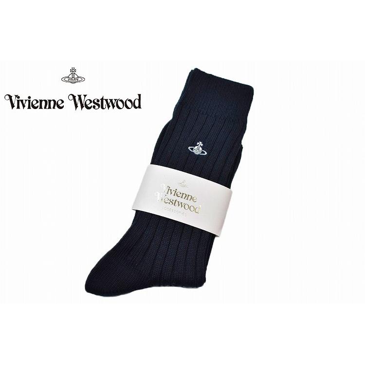 ヴィヴィアン ウエストウッド 靴下 1足 メンズ ブランド Vivienne Westwood リブ 紺 25 27 Cm 男性 紳士 67 W74 Selectshop Season 通販 Yahoo ショッピング
