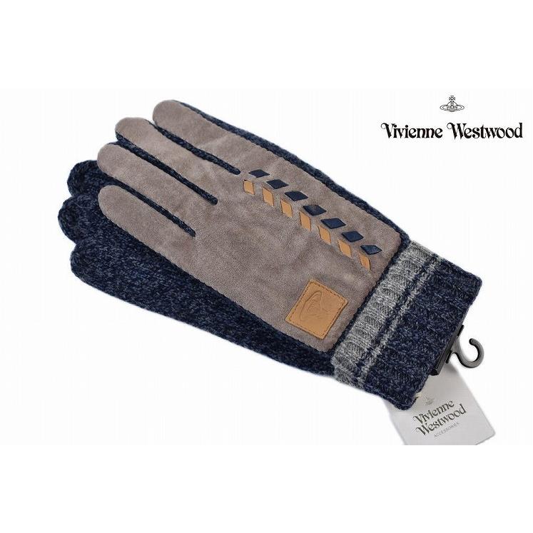 ヴィヴィアン ウエストウッド 手袋 メンズ ブランド Vivienne Westwood ニット レザー ステッチ グレー ネイビー 男性 紳士 67 W8064 Selectshop Season 通販 Yahoo ショッピング
