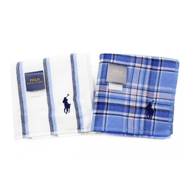 POLO RALPH LAUREN（ポロ・ラルフローレン） タオルハンカチ 2枚セット