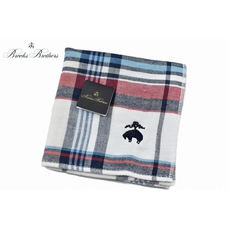 メンズ タオルハンカチ ブルックス お買い得 ブラザーズ 1枚 ブランド ホワイト レッド ネイビー 紳士 チェック ライトブルー 男性