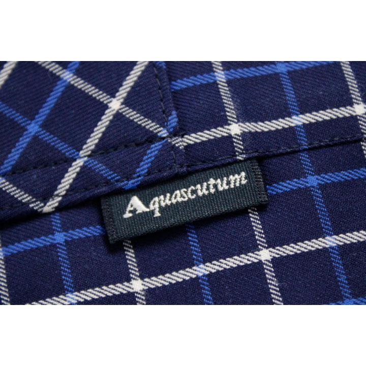 Aquascutum（アクアスキュータム） パジャマ メンズ 長袖 前開き 綿100