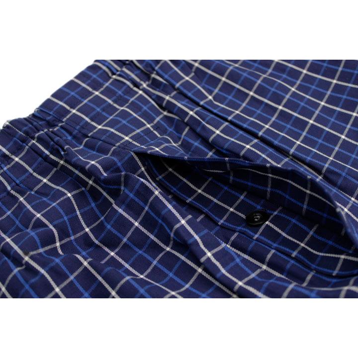 Aquascutum（アクアスキュータム） パジャマ メンズ 長袖 前開き 綿100