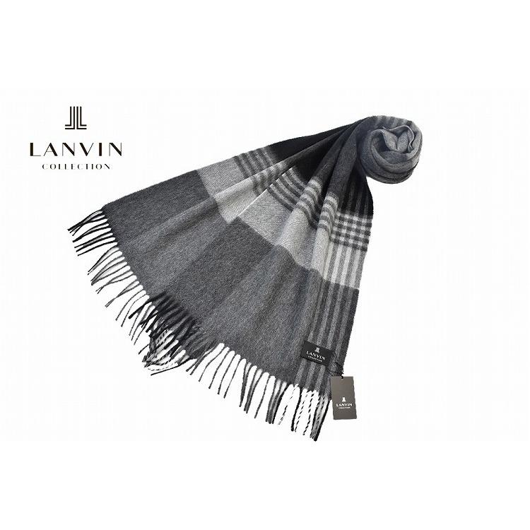 ランバン コレクション マフラー メンズ Lanvin Collection カシミヤ100 ブロック チェック グレー 男性 ブランド カシミア 70 W8137 Selectshop Season 通販 Yahoo ショッピング