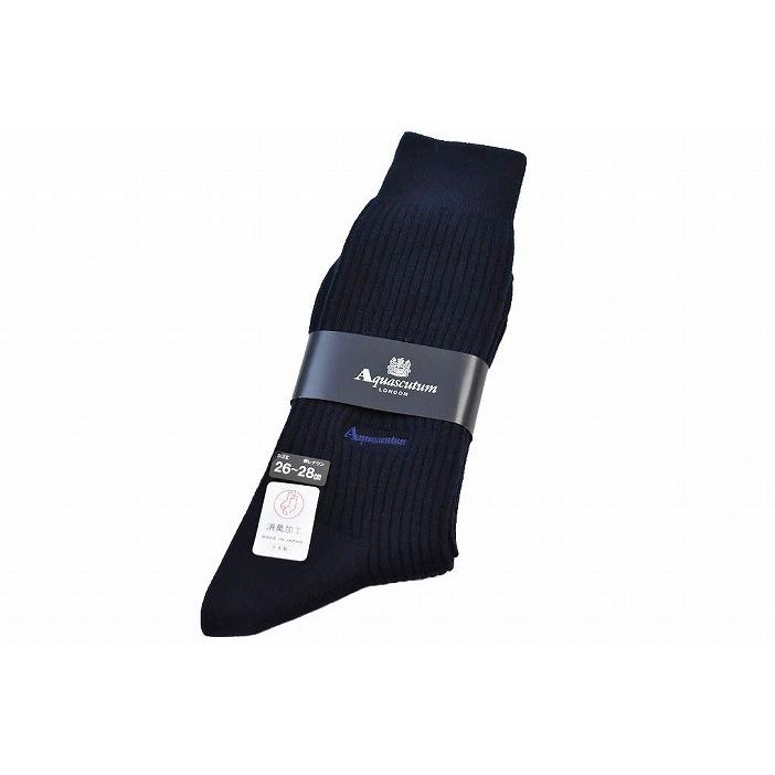 アクアスキュータム 靴下 1足 メンズ ブランド Aquascutum ロゴ 紺 ネイビー 26 28 Cm 日本製 男性 カジュアル ビジネス 70 W32 Selectshop Season 通販 Yahoo ショッピング