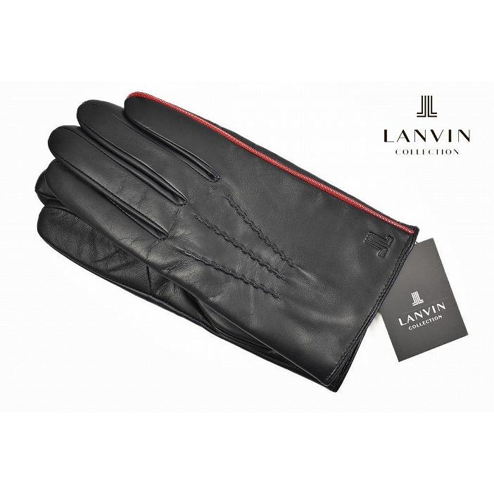 ランバン コレクション 手袋 メンズ ブランド Lanvin Collection ラムレザー ニット 24cm 25cm スマホ対応 黒 レッド 70 W8553 Selectshop Season 通販 Yahoo ショッピング
