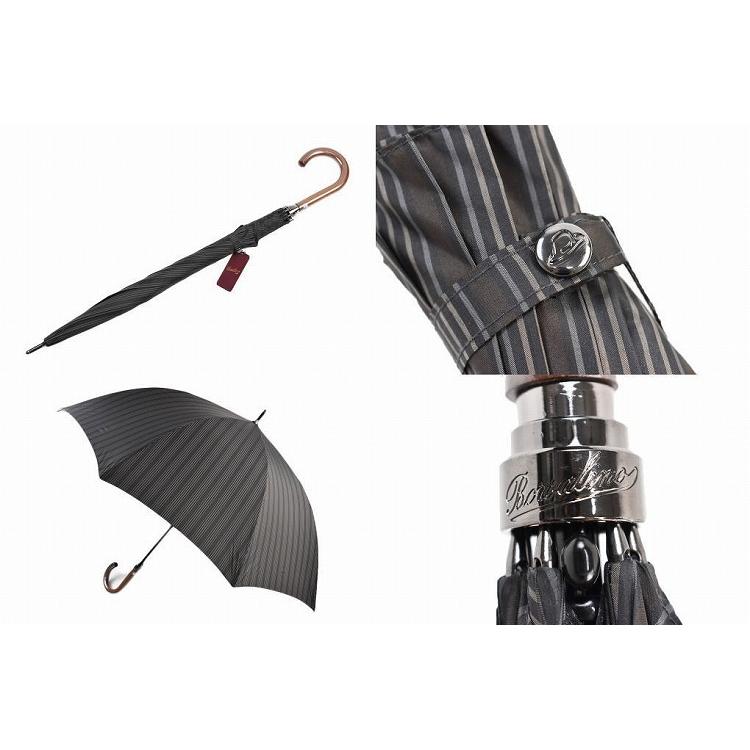 ボルサリーノ 雨傘 長傘 メンズ Borsalino ブランド ジャンプ傘 ストライプデザイン ブラウン 茶 65cm 紳士 男性 70 W9259 Selectshop Season 通販 Yahoo ショッピング