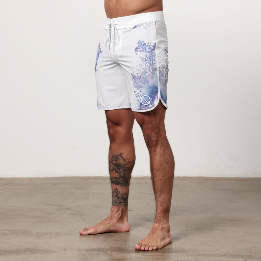 ヴァンキッシュ サーフパンツ VANQUISH FITNES VQ White Tidal Men