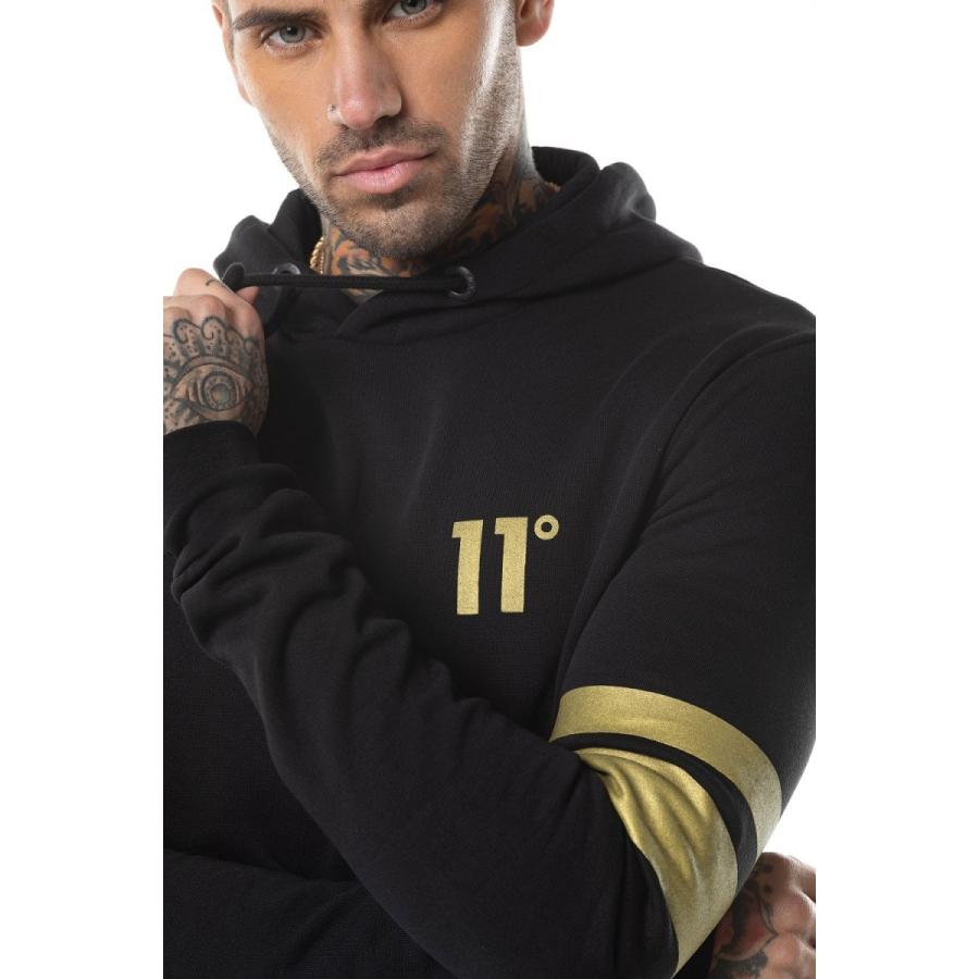 11 degrees black and gold hoodie