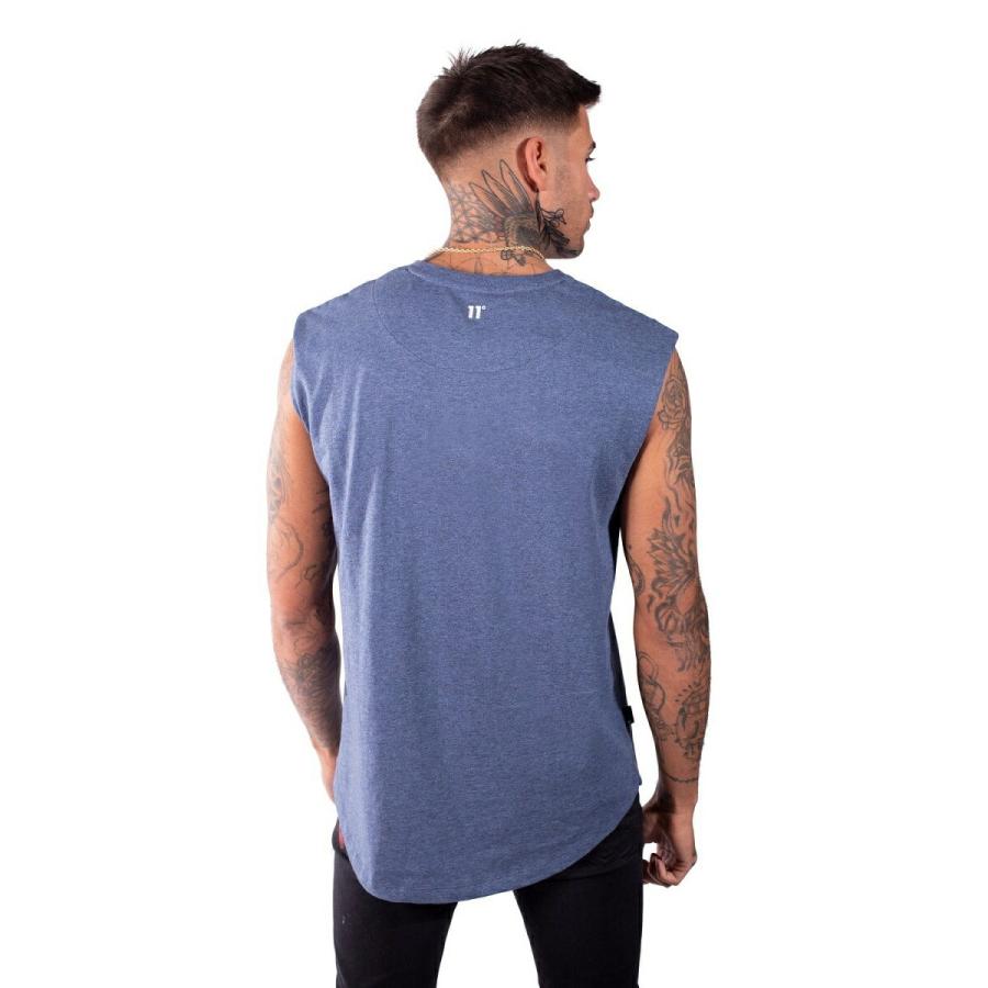 イレブンディグリーズ タンクトップ 11Degrees Core Cut Off Sleeve TShirt スリーブレスTシャツ ブラック