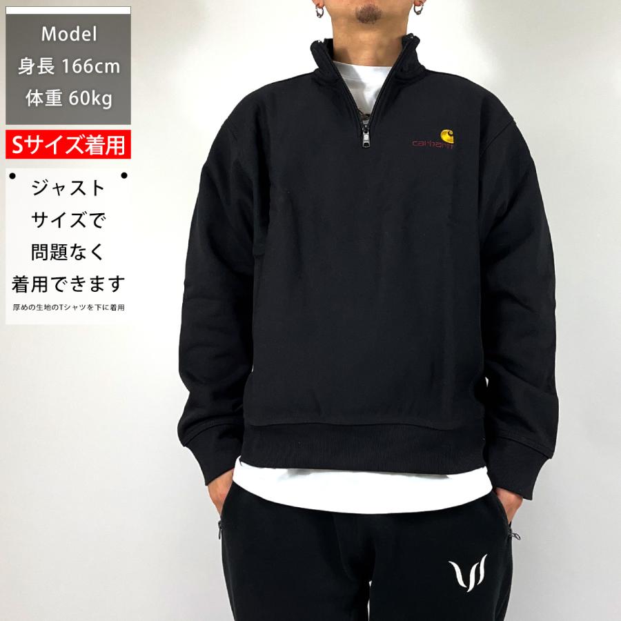 カーハート ハーフジップ スウェット Carhartt WIP Half Zip American 