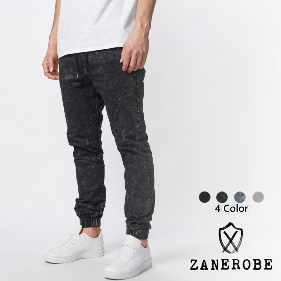 Zanerobe ゼインローブ デニム ジョガーパンツ メンズ 4色 Sureshot Lightweight Jogger ジーンズ ボトムス アッシュ ブラック 黒 グレー ホワイト 白 衣類 全店販売中